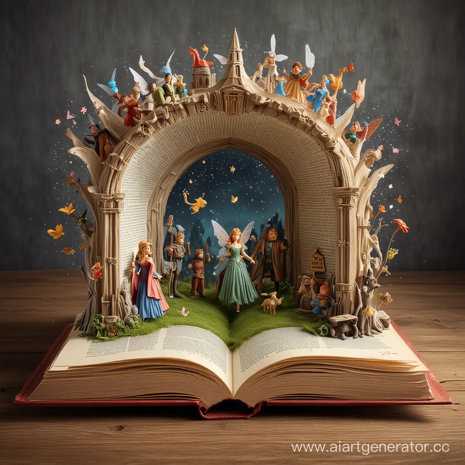 Magical-Fairy-Tale-Characters-Emerging-from-an-Open-Book