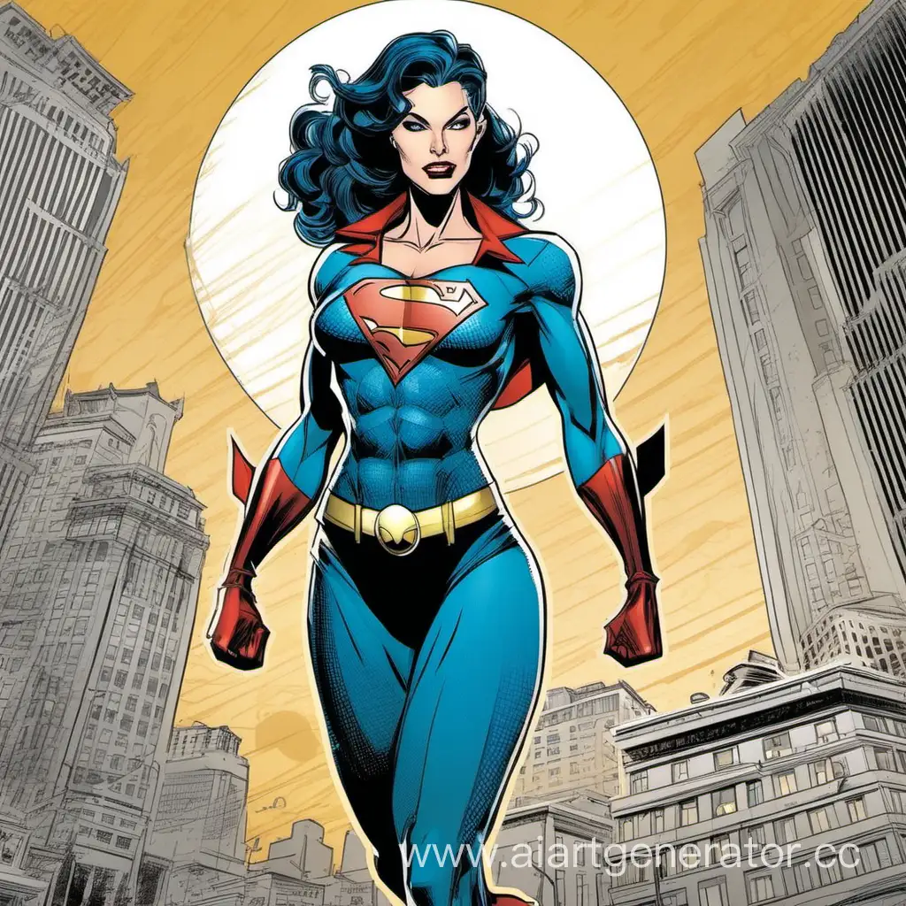 Dynamic-Woman-in-DCStyle-Comics-Attire