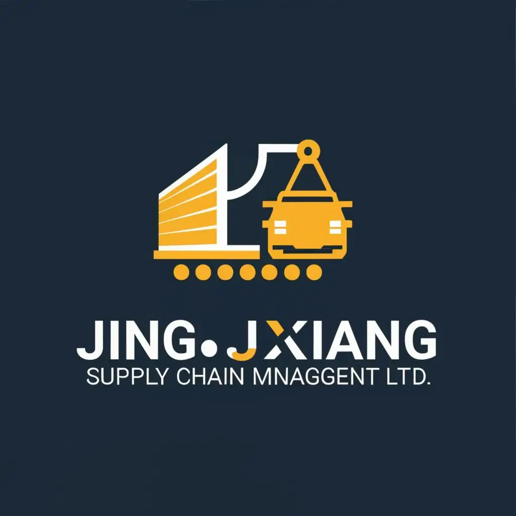 LOGO-Design-For-Shanghai-Jingxiang-Supply-Chain-Management-Co-Ltd-Industrialized-Transport-Symbol-with-Typography-for-Legal-Industry