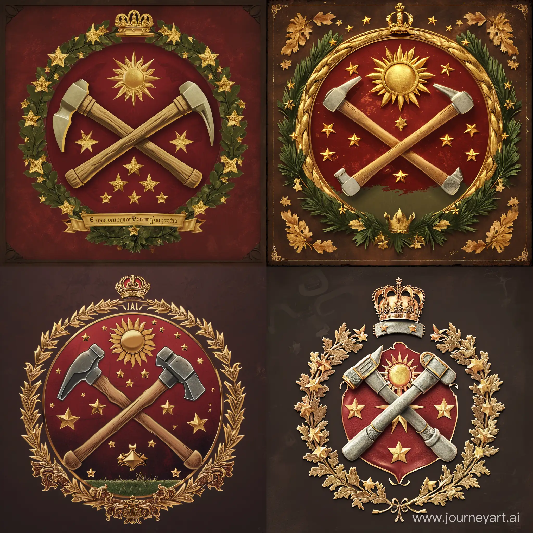 Symbolic-Coat-of-Arms-Strength-Unity-and-Excellence