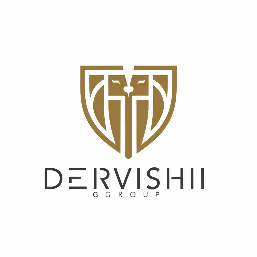 a logo design, with the text 'dervishi group', main symbol: a family logo, Moderate, be used in Entertainment industry, clear background