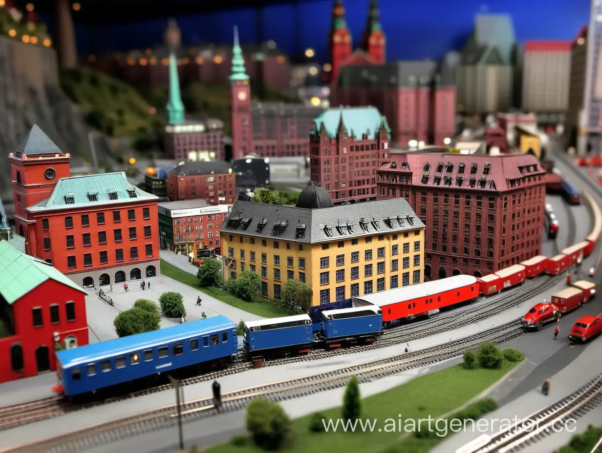Гамбург  миниатюр вундерланд модель железной дороги  мир моделей