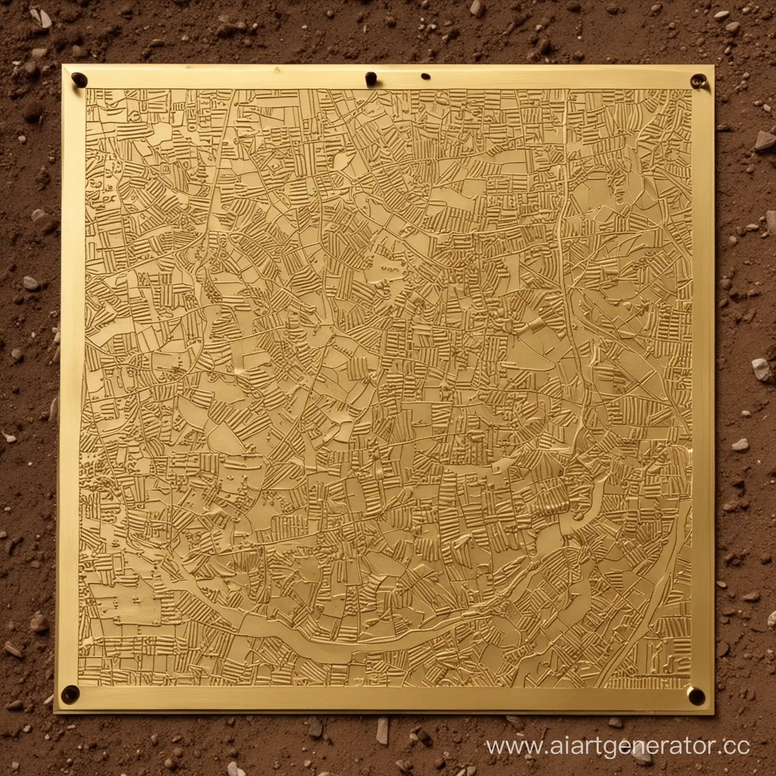 Golden-Land-Plot-Map-on-Metal-Background
