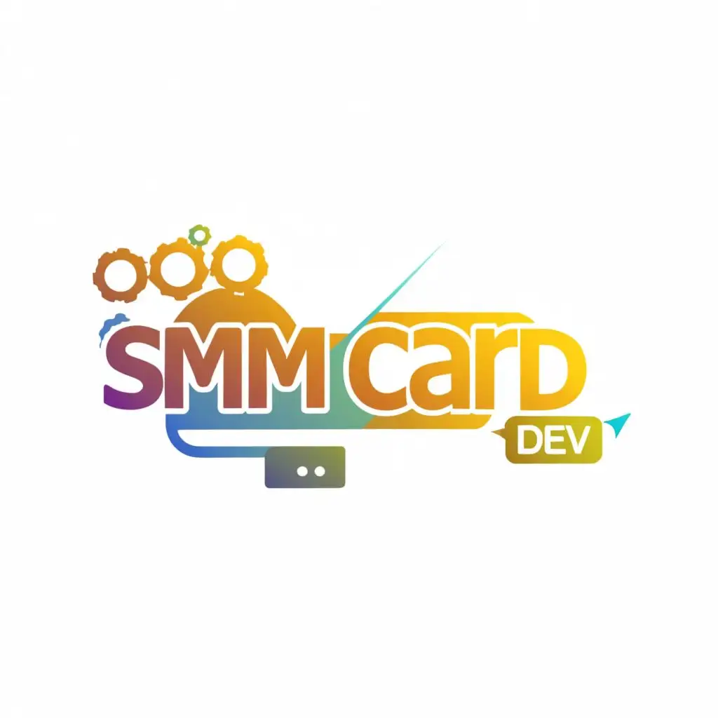 logo, dev, with the text "smmcard", typography, be used in Technology industry