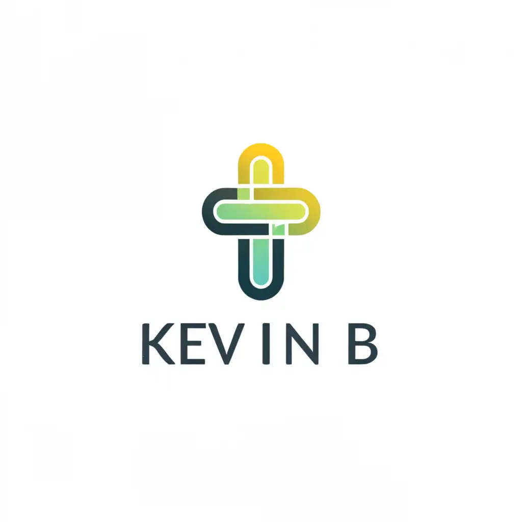 a logo design,with the text "Kevin 
B", main symbol:health,Minimalistic,be used in Medical Dental industry,clear background