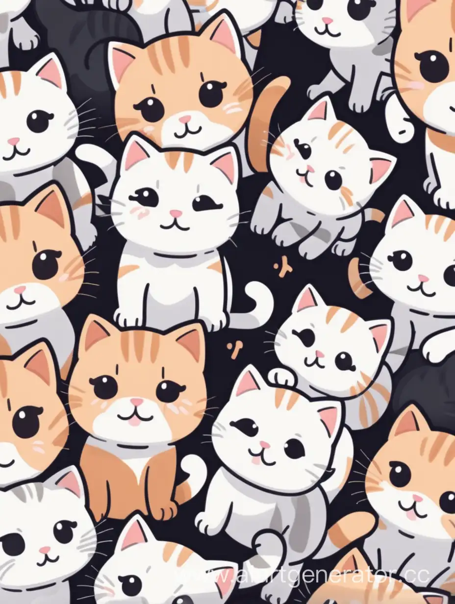Adorable-Kittens-Playfully-Populate-Whimsical-Phone-Wallpapers