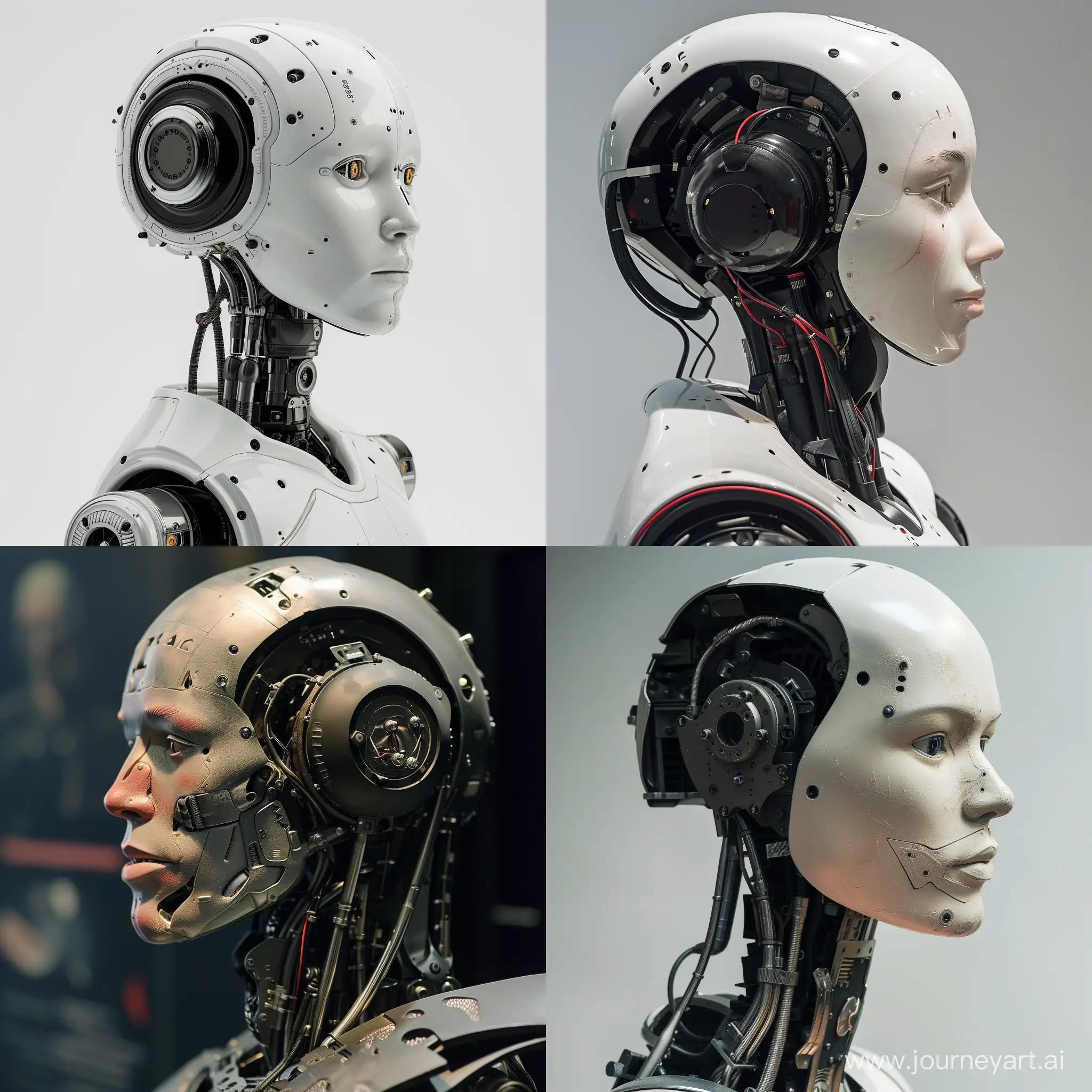 industrial robot humanoid head