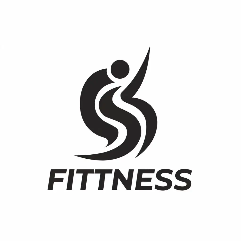 a logo design,with the text "s fitness", main symbol:sf,Moderate,be used in Sports Fitness industry,clear background