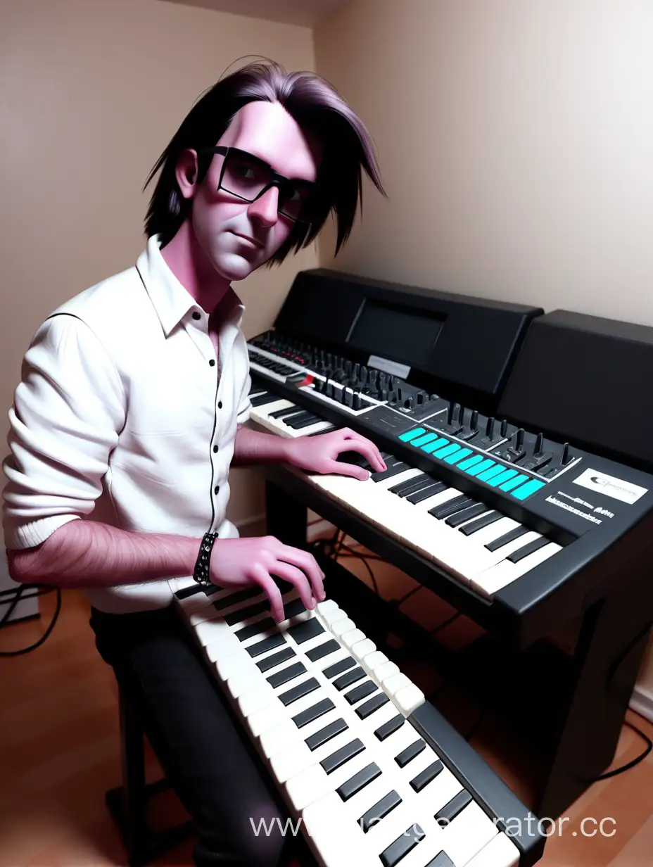 Versatile-Musician-Showcasing-Keyboard-Skills