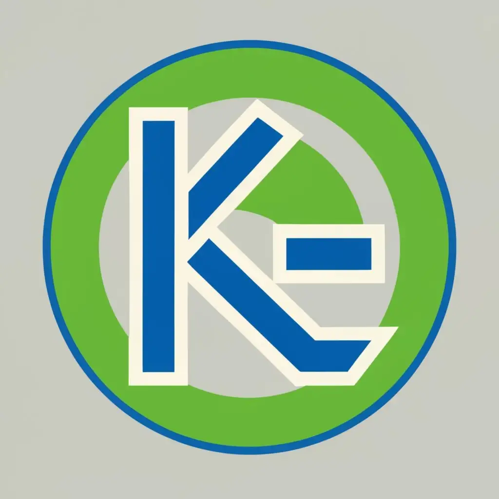 logo, E-H, with the text "KG", typography, be used in Technology industry