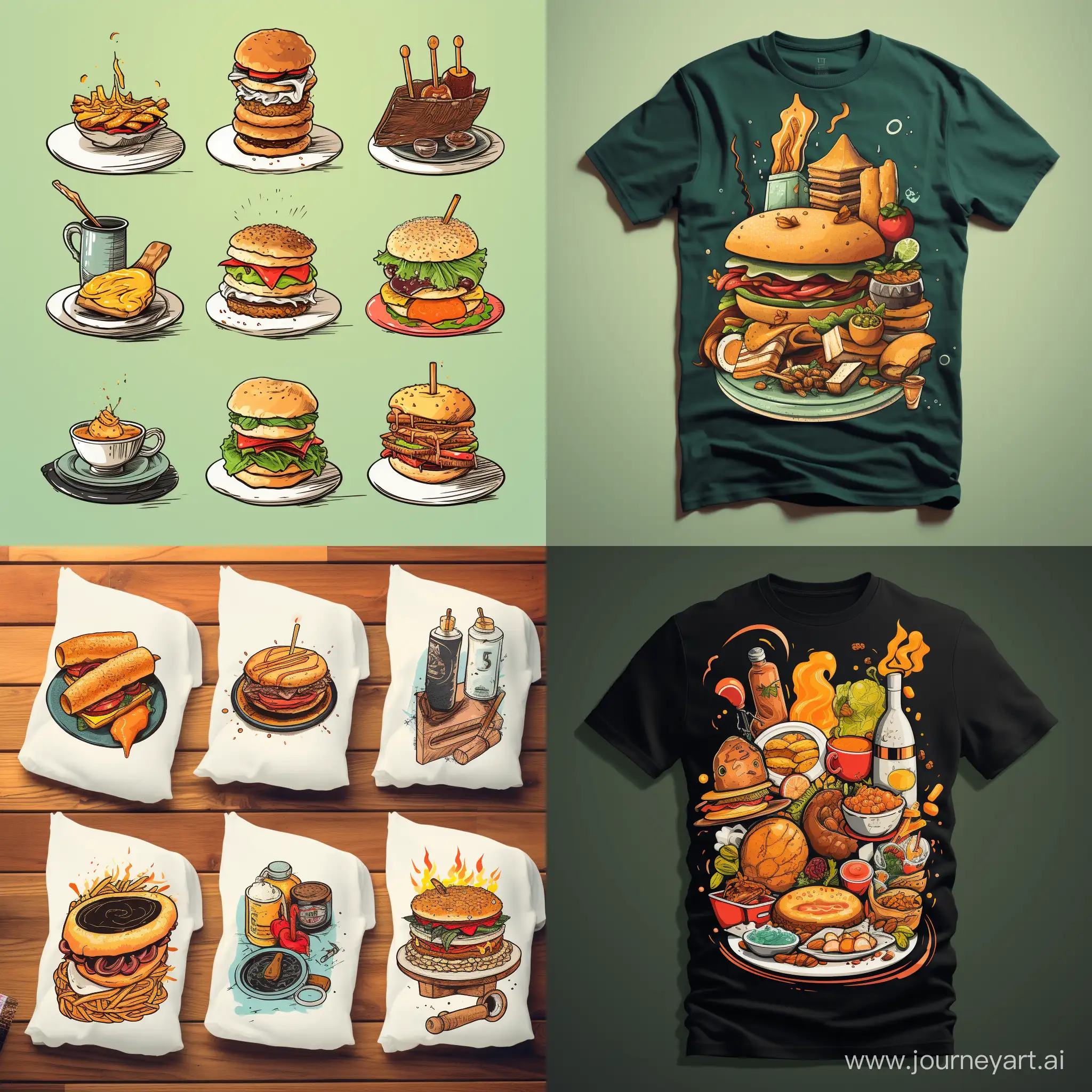 Top-Food-TShirt-Designs-Bundle