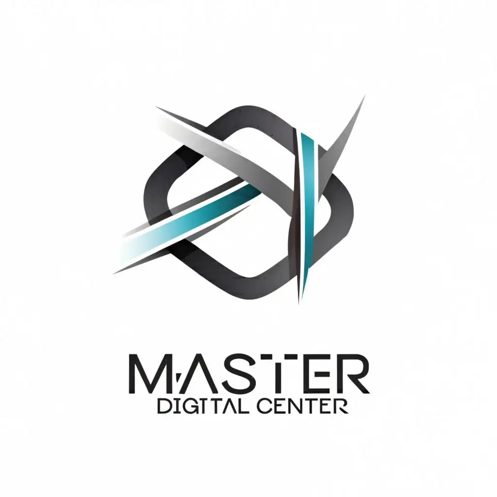 a logo design,with the text "Master", main symbol:Digital Center,complex,be used in Internet industry,clear background