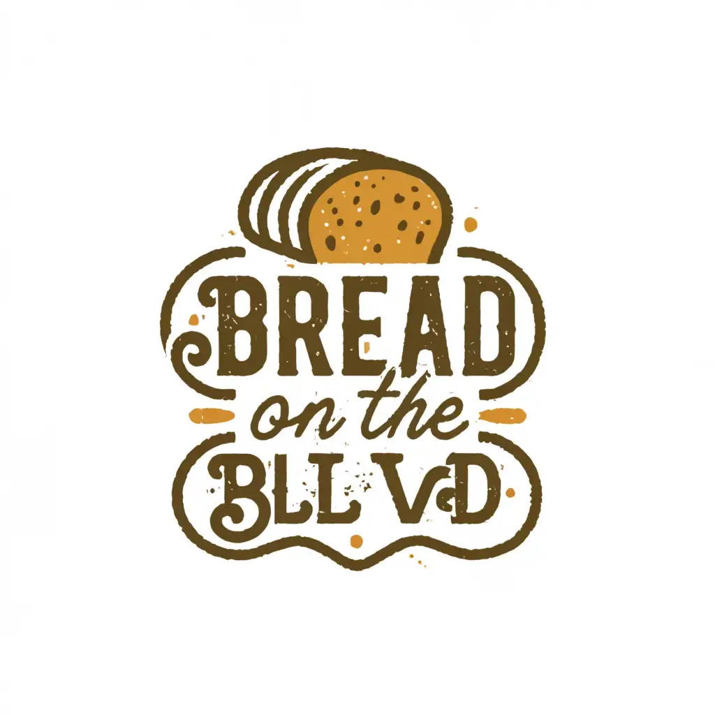 a logo design,with the text "Bread on the Blvd.", main symbol:Bread,Moderate,be used in Restaurant industry,clear background