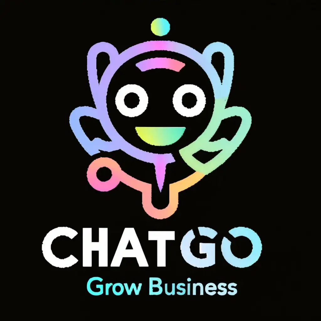 a logo design,with the text "ChatGO", main symbol:chat api marketing, chatbot, grow bussines,Moderate,be used in Technology industry,clear background