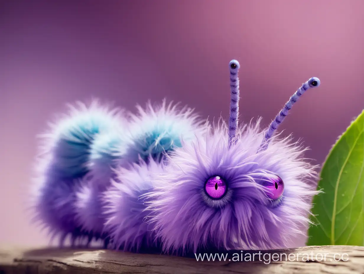 Gentle-Lilac-Furry-Caterpillar-with-Kind-Eyes