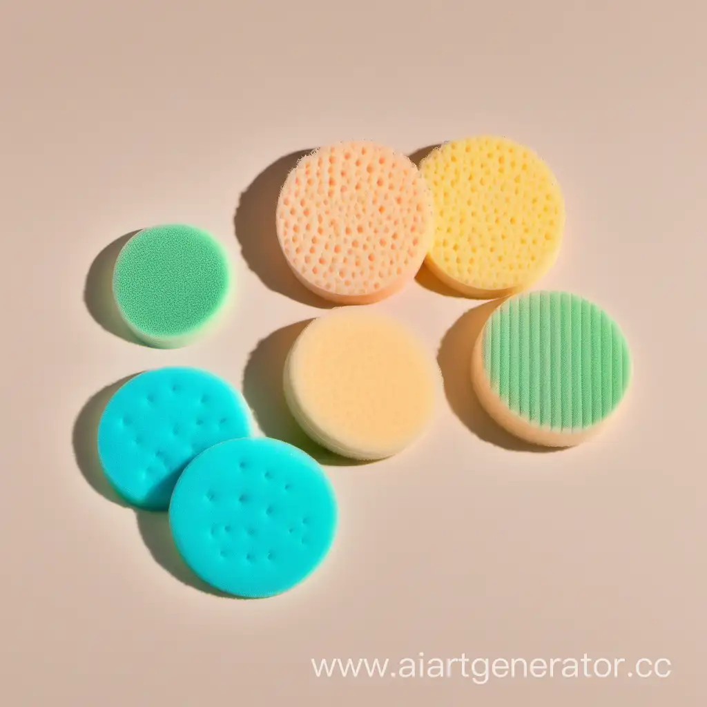 Diverse-Collection-of-Face-Sponges-for-Makeup-Enthusiasts