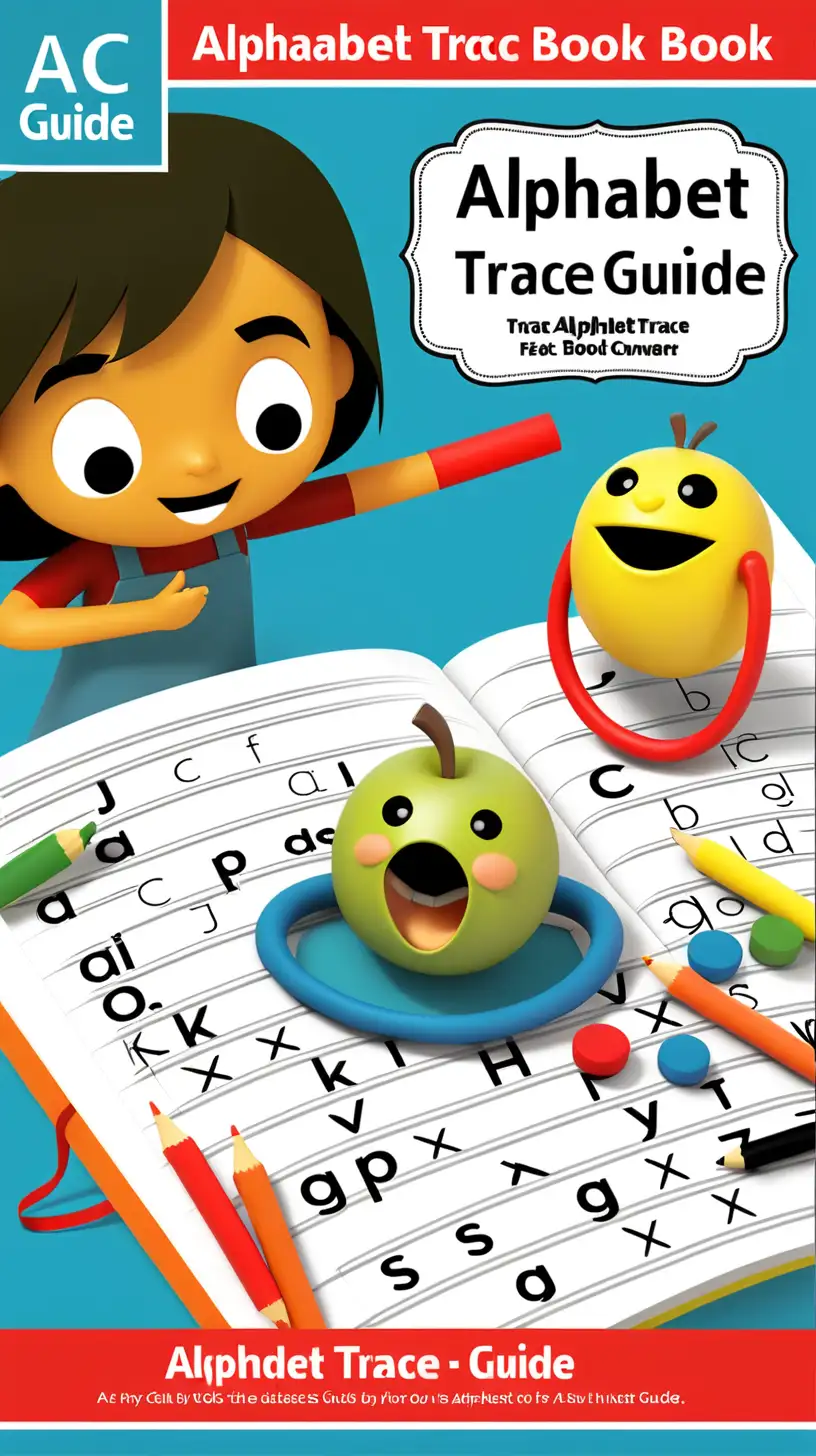 Alphabet Trace Guide Book Cover for Effective Early Learning