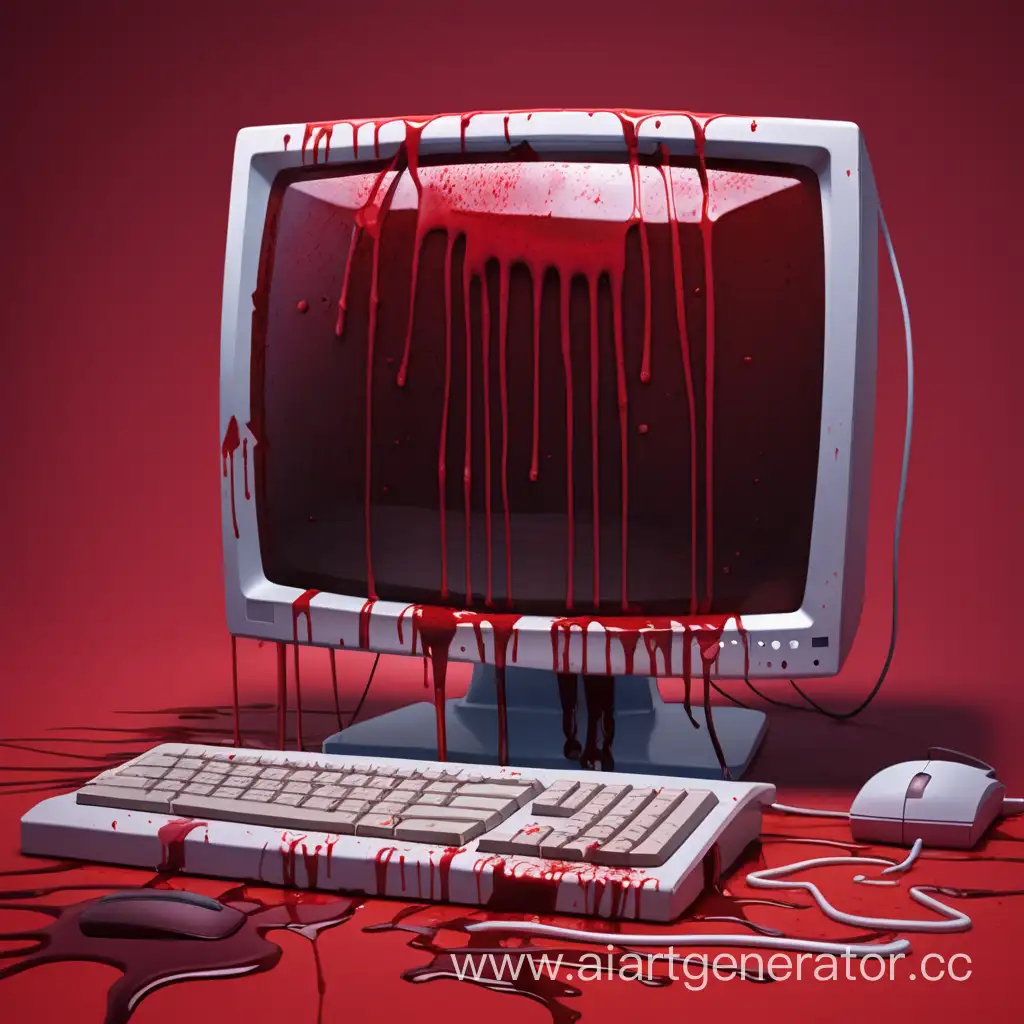 Vibrant-Digital-Chaos-Computer-Bloodshed-Art
