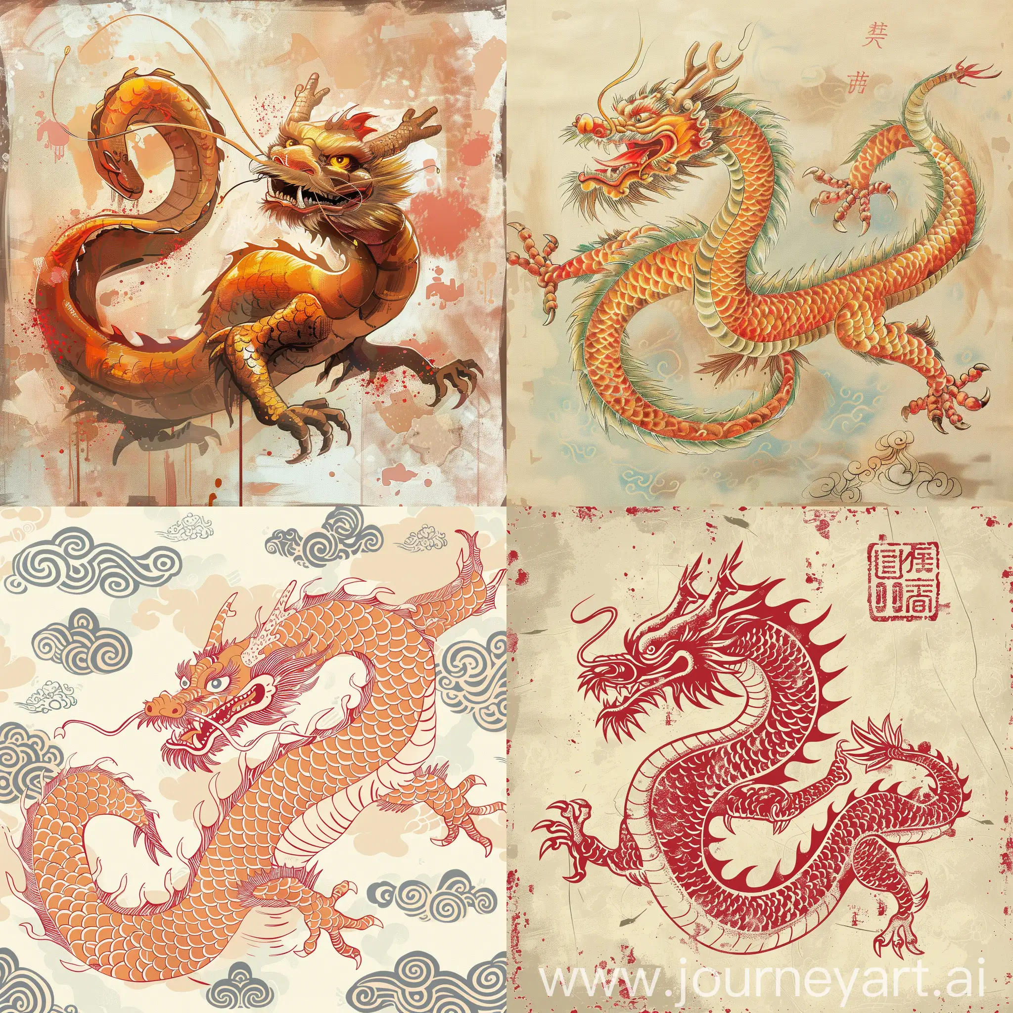 a chinese dragon