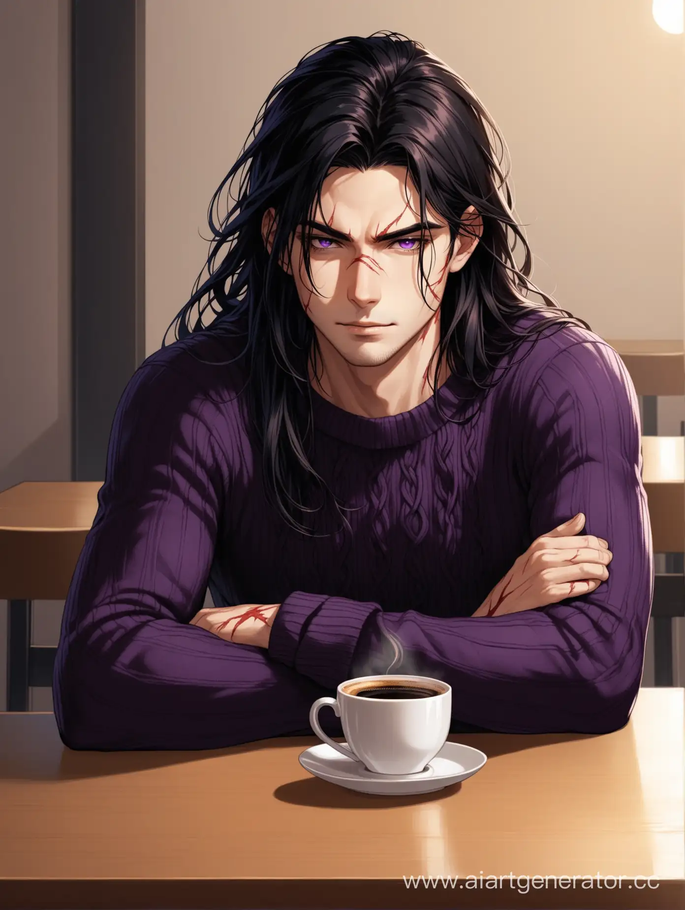 Mysterious-Man-with-Red-Eyes-and-Coffee