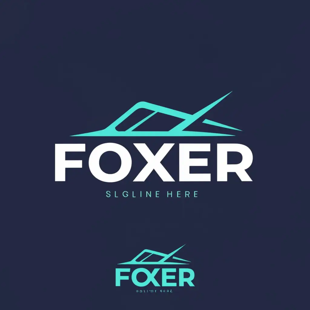 a logo design,with the text "foxer", main symbol:car,Moderate,clear background
