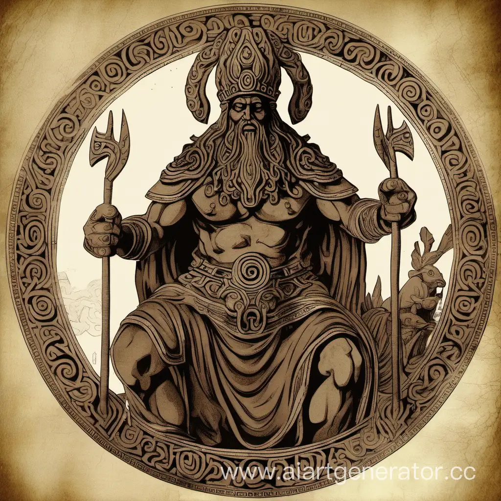 Serun-Brother-of-Perun-Mythical-Deity-of-Feces-in-Pagan-Pantheon