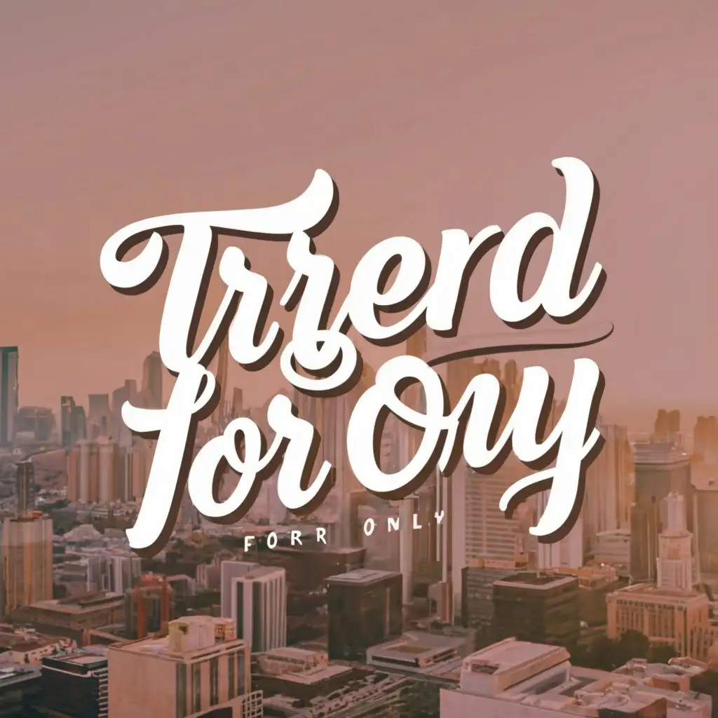logo, STYLE FOR YOU ONLY, with the text "TREND FOR YOU", typography