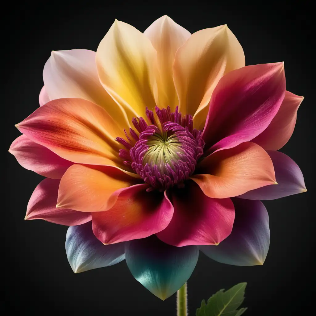 luscious large colorful single flower