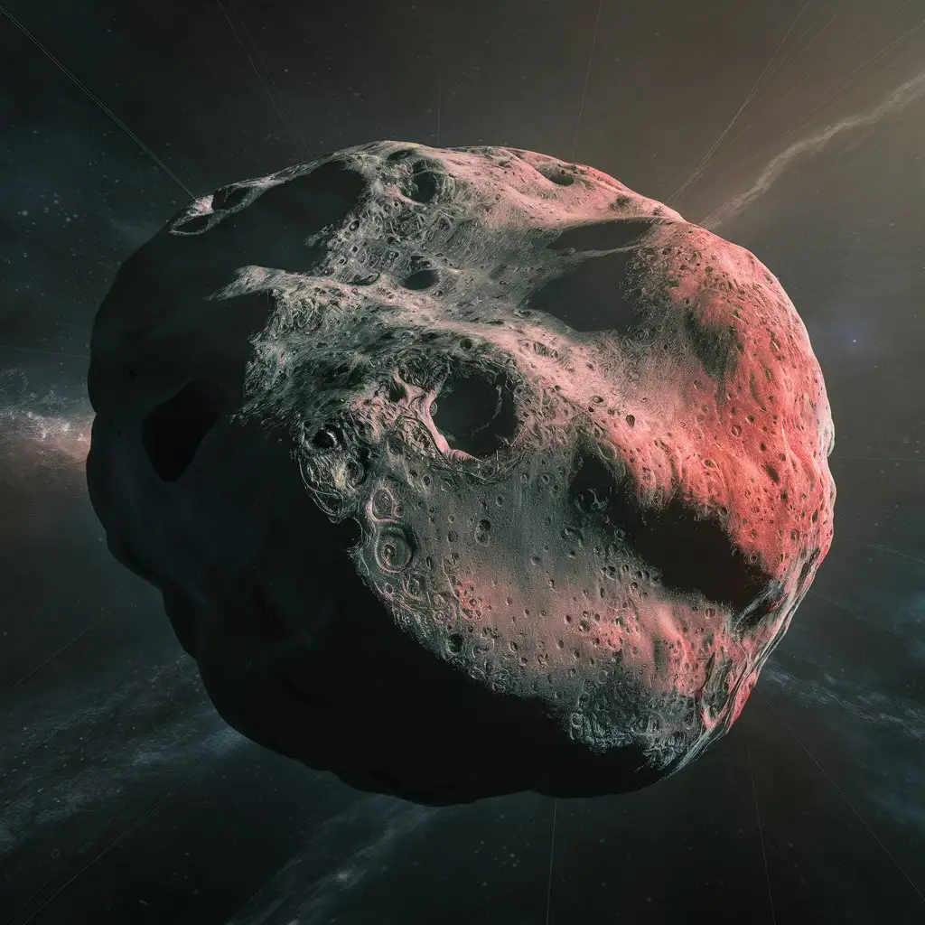 Мега очень красивое и богатое изображение астероида AD6