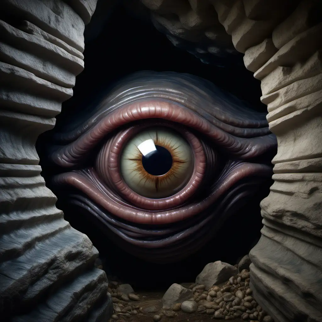 Realistic Bookling Cyclops in Dark Labyrinth