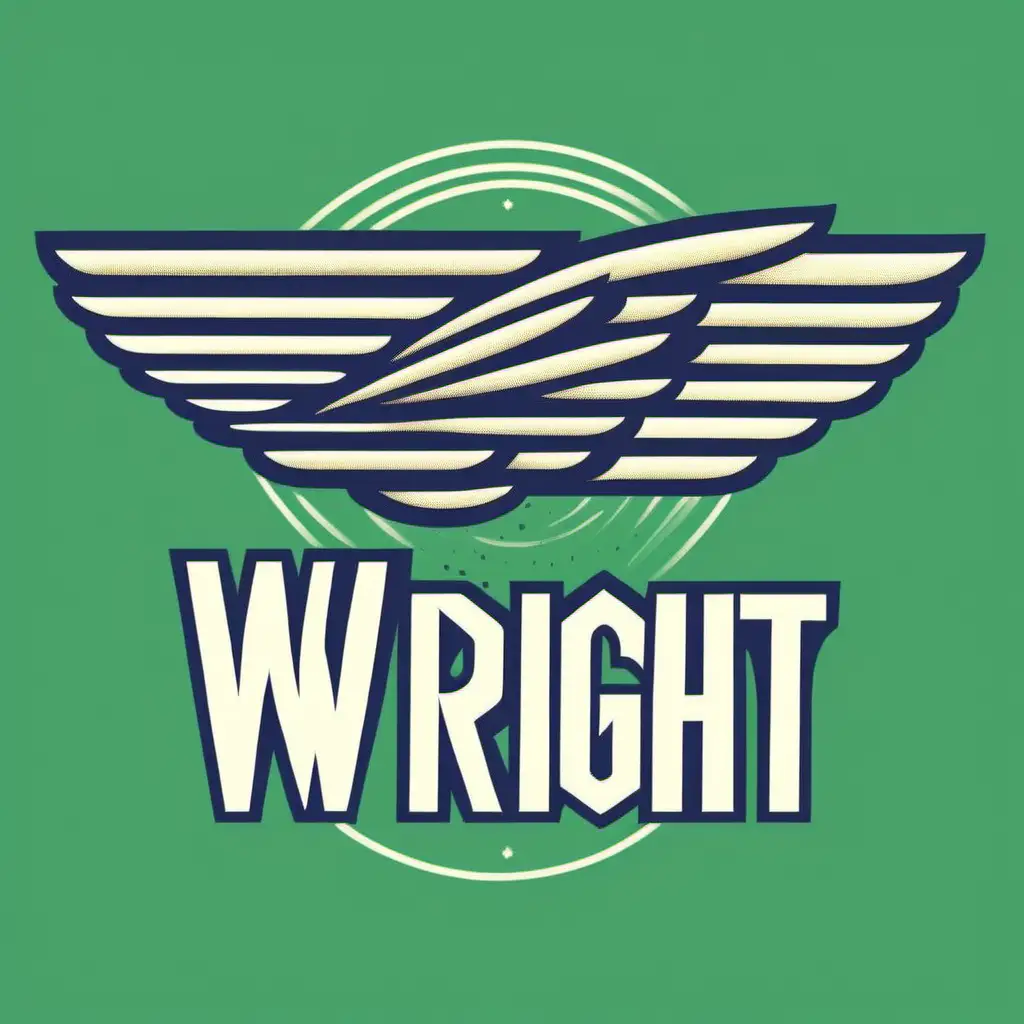 Wright Takes Flight A Logo Depicting the Pioneering Spirit of Aviation