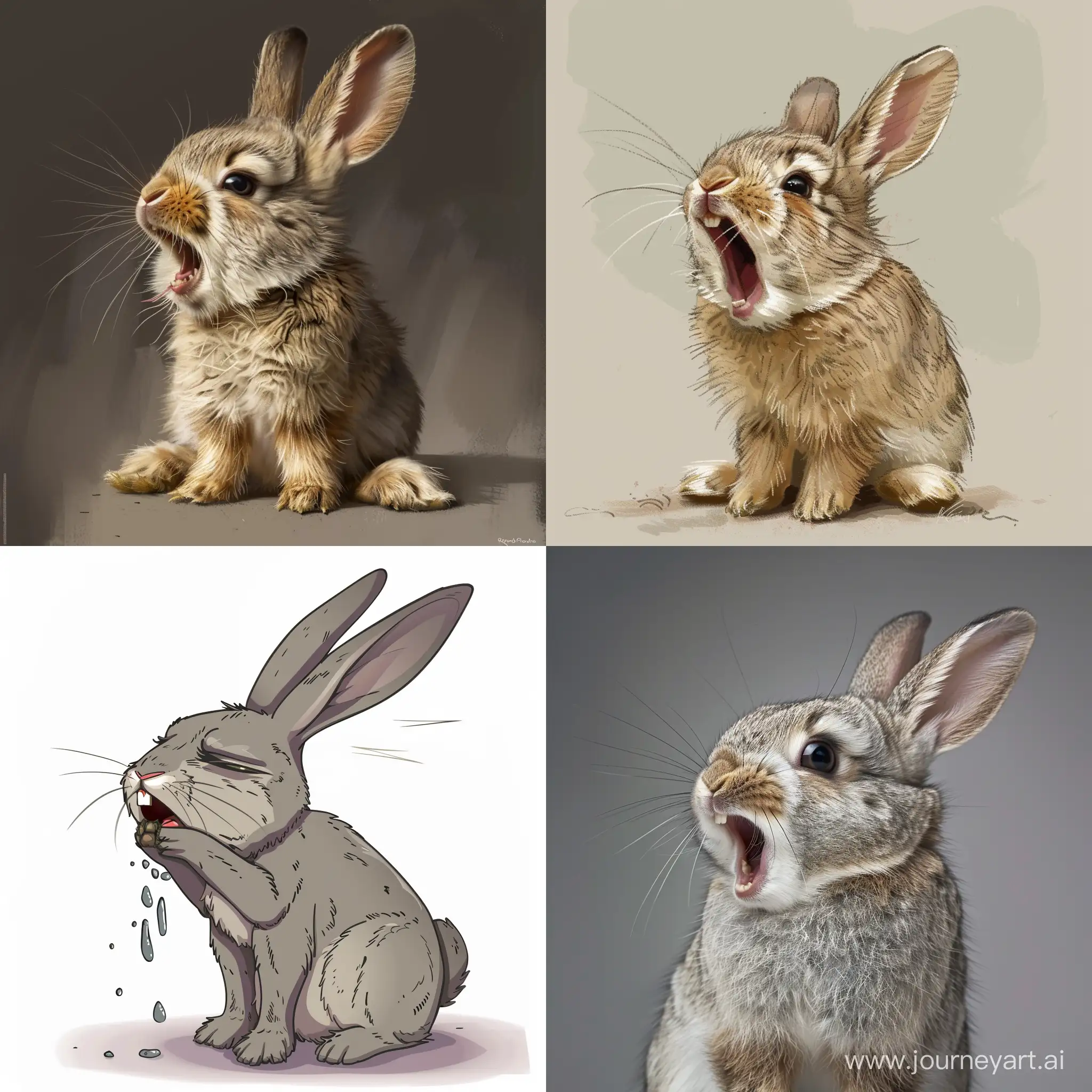 Sorrowful-Rabbit-Shedding-Tears-in-Vibrant-Illustration