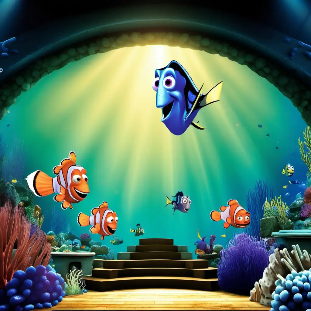 Children's Church, Finding Nemo background

