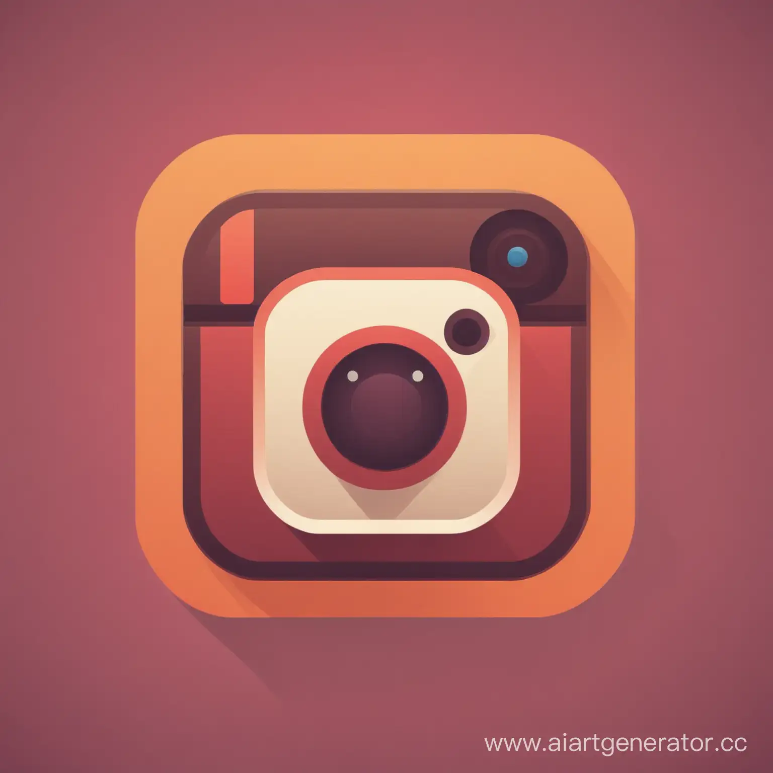 Flat-Style-Instagram-Icon-for-Social-Media-Apps