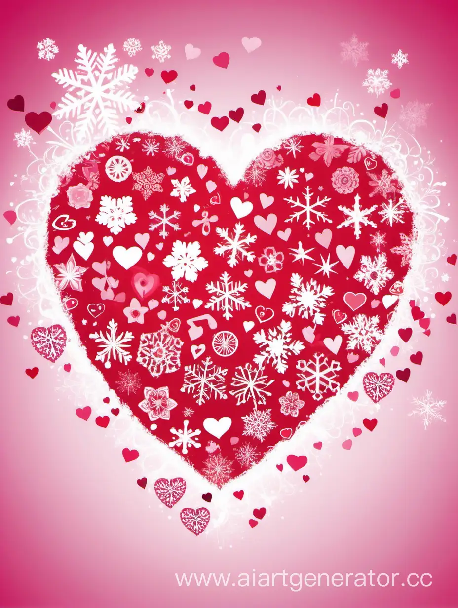 День святого Валентина, сердечки, цветы, праздник, любовь, счастье, Анастасия чувства снежинки открытка поздравление, признание, многоцветие, подруга, февраль 14, скучаю, 
