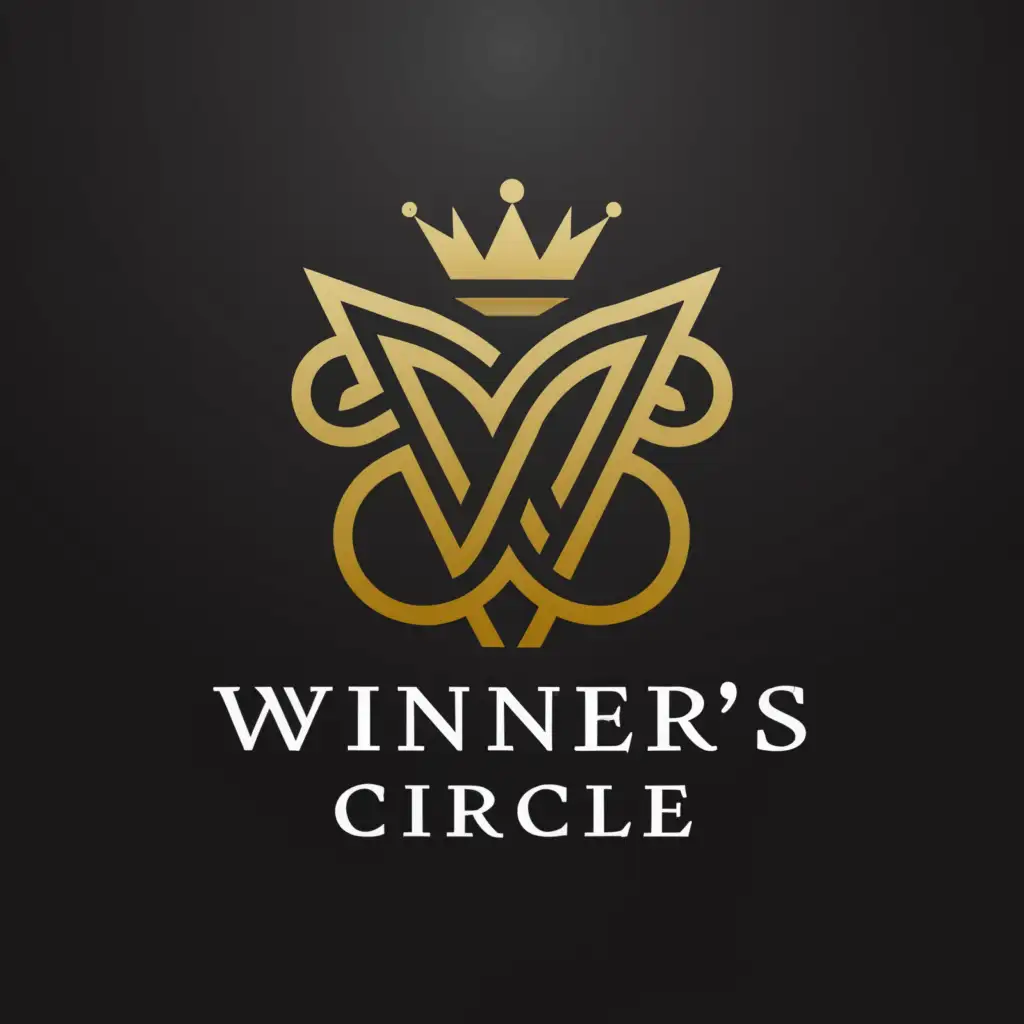 a logo design,with the text "WINNERS CIRCLE", main symbol:WC luxury clothing brand,Moderate,clear background