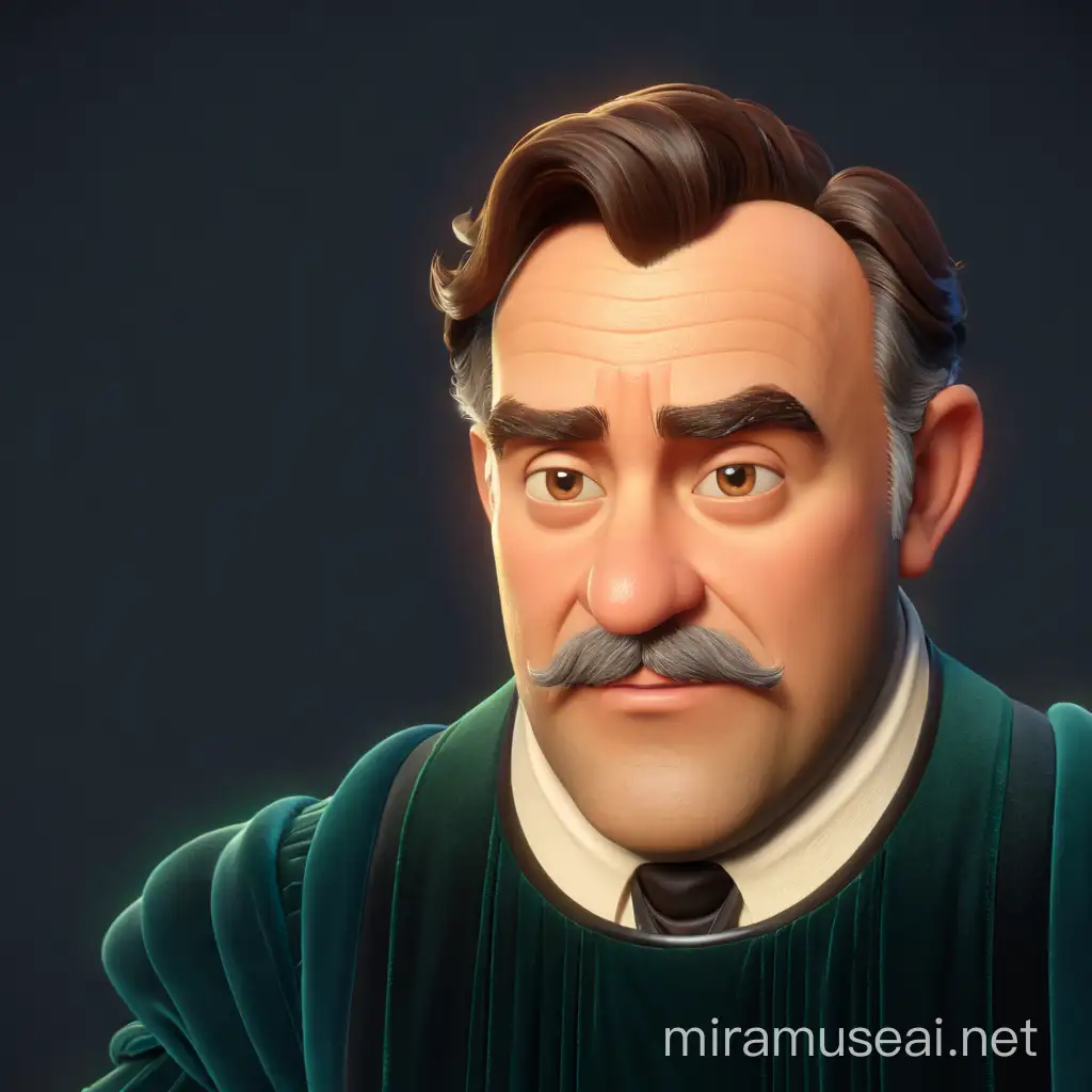 3d, pixar, animation, renaissance clothes, playing pipe organ, character, clear background