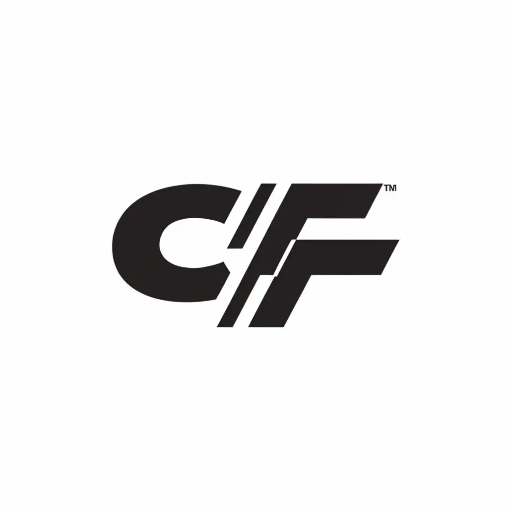 a logo design,with the text "CF", main symbol:CF,Moderate,clear background
