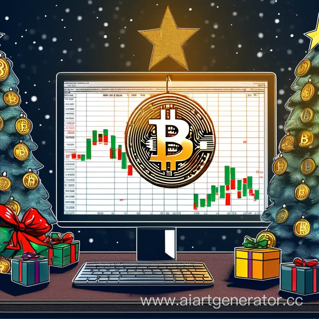 Bitcoin-Trader-Analyzing-Cryptocurrency-Trends-Amid-Festive-Decor