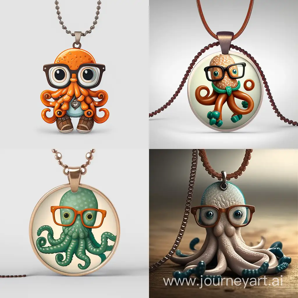 Octopus-with-Human-Legs-Pendant-Necklace-and-Glasses
