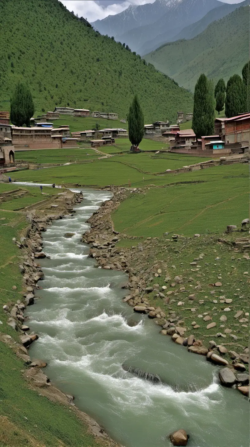 Picturesque Gandola Ride in Kashmirs Scenic Landscape