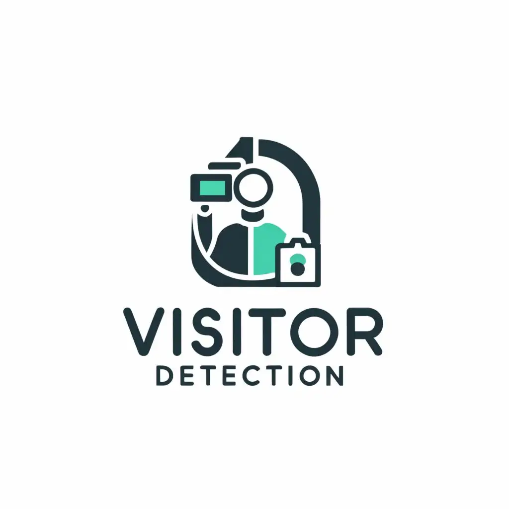 a logo design,with the text "Visitor Detection", main symbol:Tourism,complex,clear background