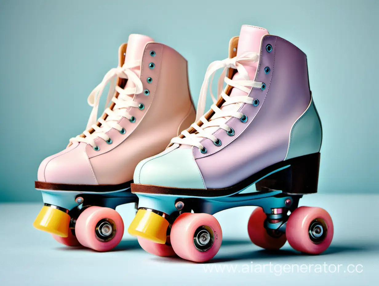 Graceful-Roller-Skaters-Gliding-in-Pastel-Shades
