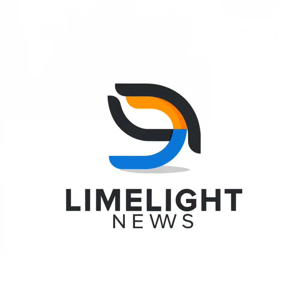 a logo design,with the text "Limelight News", main symbol:News agency,complex,be used in Finance industry,clear background
