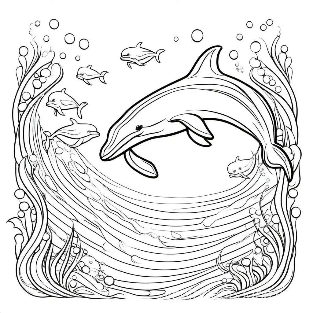 Prompt  majestic whales under sea, Coloring Page, black and white, line art, white background, Simplicity, Ample White Space. The background of the coloring page is plain white to make it easy for young children to color within the lines. The outlines of all the subjects are easy to distinguish, making it simple for kids to color without too much difficulty, Coloring Page, black and white, line art, white background, Simplicity, Ample White Space. The background of the coloring page is plain white to make it easy for young children to color within the lines. The outlines of all the subjects are easy to distinguish, making it simple for kids to color without too much difficulty