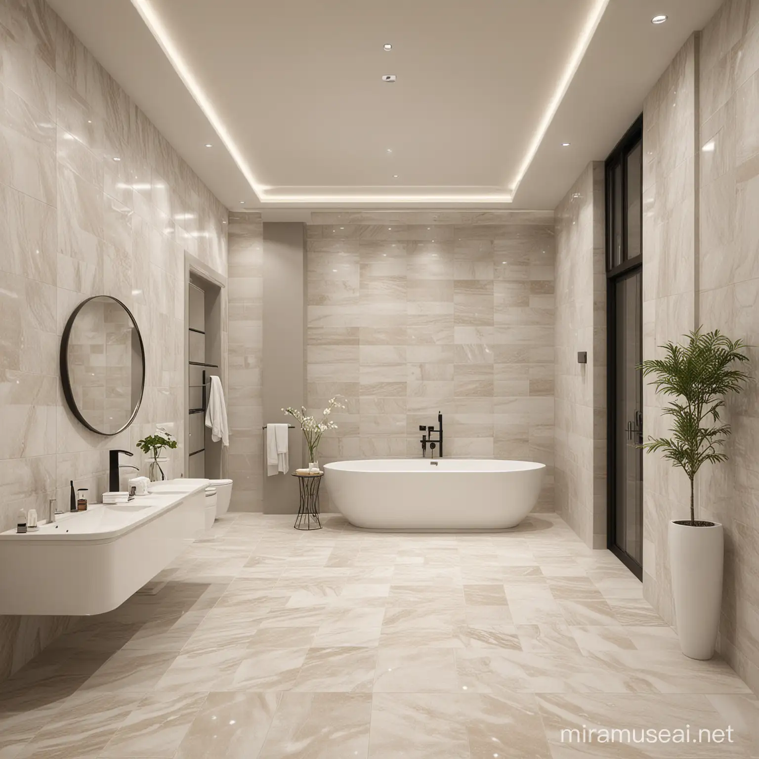 Contemporary Tiles and Sanitary Showroom Sophisticated Elegance and Functionality