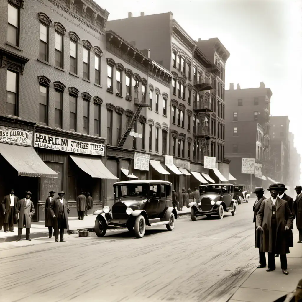 Vibrant Scenes of Harlem Streets in the 1920s