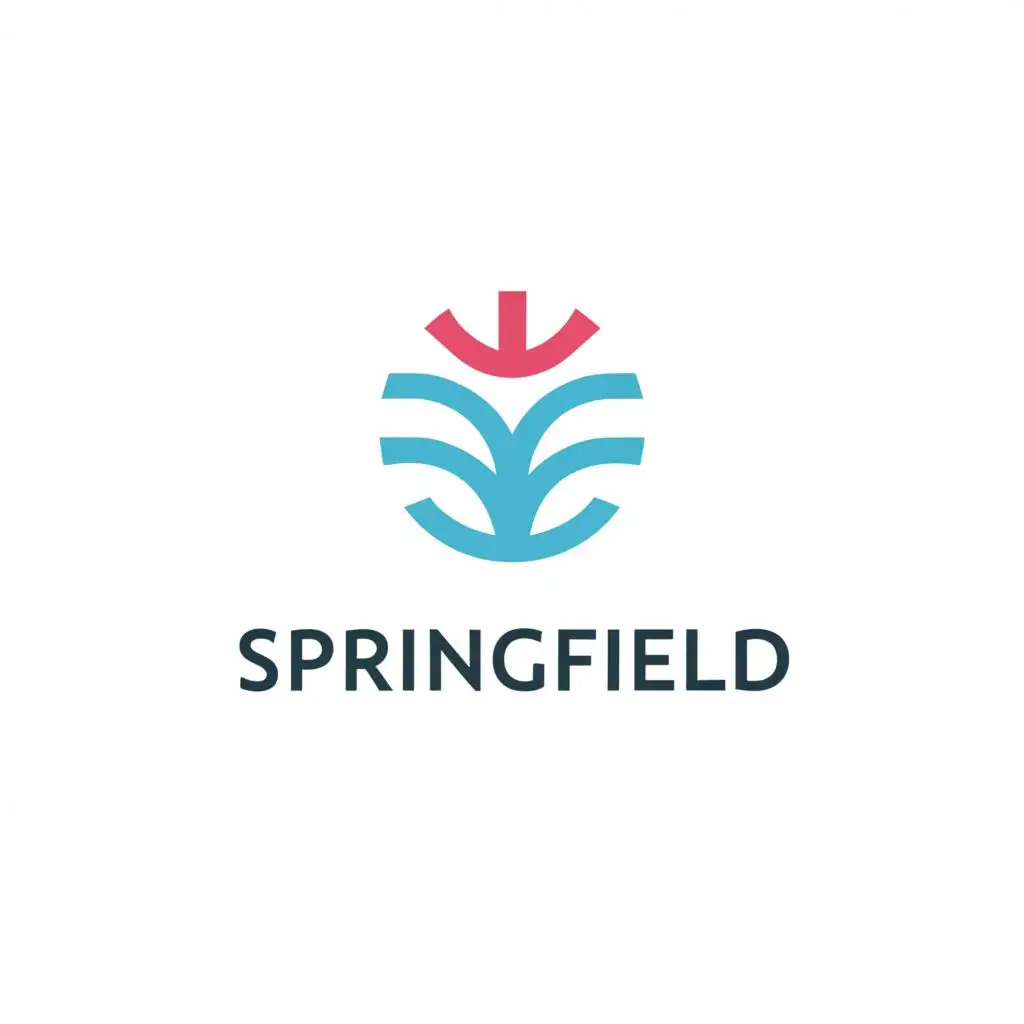 a logo design,with the text "Springfield", main symbol:IT company,complex,be used in Education industry,clear background