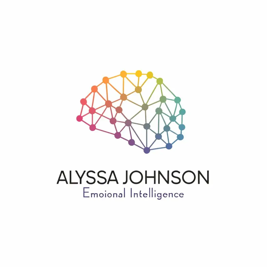 a logo design,with the text "Alyssa Johnson", main symbol:emotional intelligence,Moderate,be used in Education industry,clear background