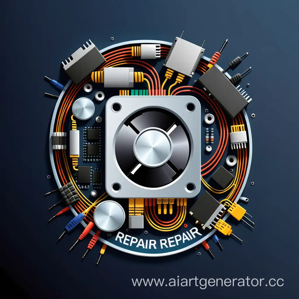 Professional-Electronics-Repair-Logo-Design